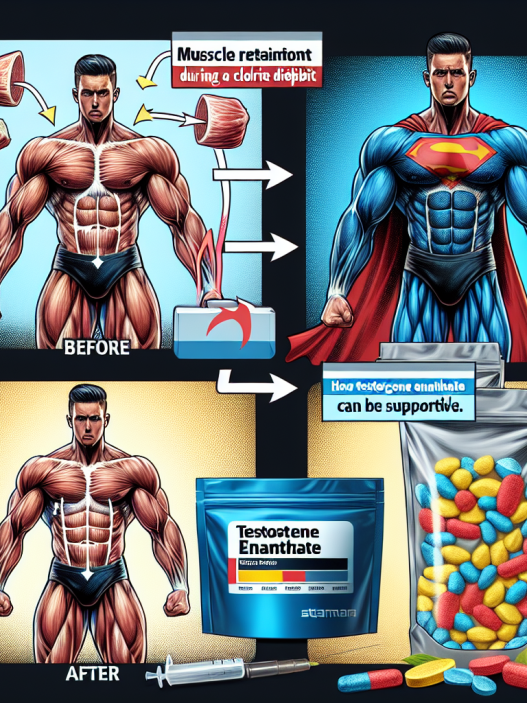 Muskelerhalt im Kaloriendefizit: Wie Testosteron enantat unterstützen kann