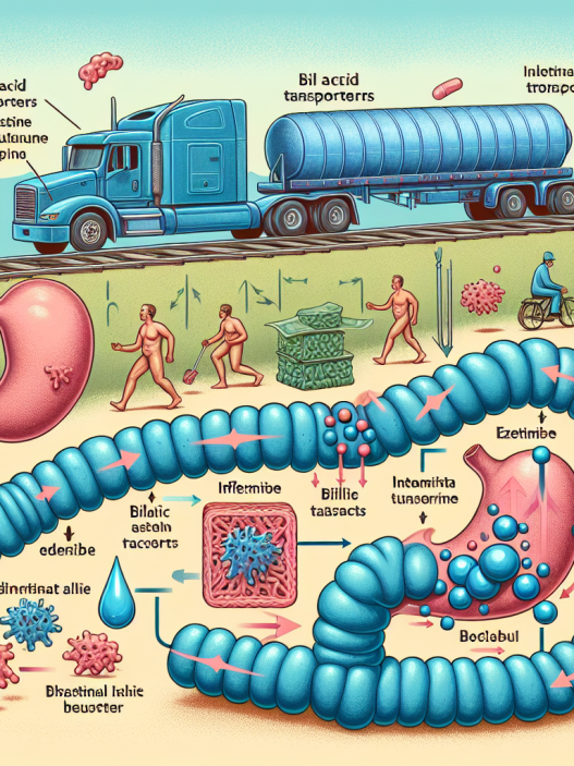 Einfluss auf Gallensäurentransporter: Intestinale Transportmechanismen unter Ezetimib