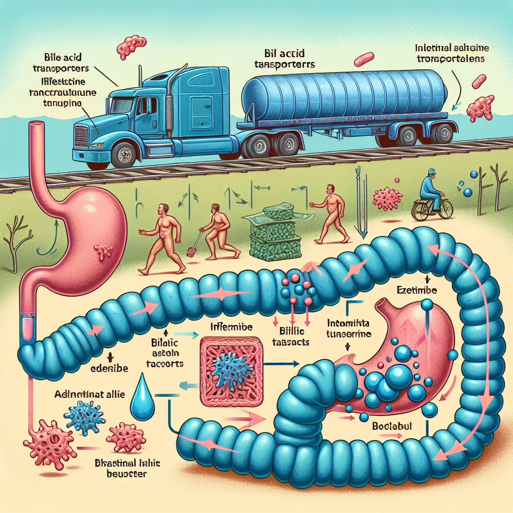 Einfluss auf Gallensäurentransporter: Intestinale Transportmechanismen unter Ezetimib
